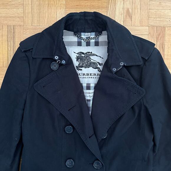 Burberry Sandringham long trench coat women Small *Missing Belt* - Picture 2 of 13